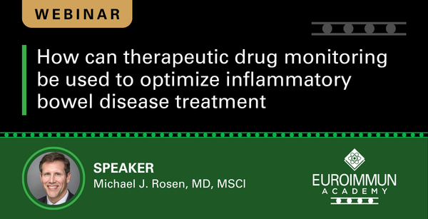 How can therapeutic drug monitoring be used to optimize inflammatory bowel disease treatment?